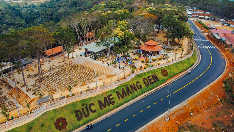 Khu vực Trung tâm hành hương Đức Mẹ Măng Đen